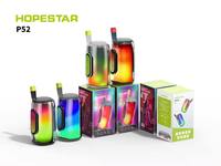 Enceinte portable Bluetooth Hopestar P52 10W, étanche IPX6, lumière RGB dynamique 360° °   Son Surround TWS pour les Fêtes en Plein Air