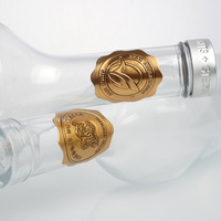 Etiquetas de Metal 3D Liquorpac para Vino y Cerveza, Personalizadas, Reutilizables y Reciclables