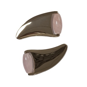 Meilleures ventes : Rouleau de jade et ensemble de Gua Sha en métal pour massage facial, ensemble de rouleaux de jade et de Gua Sha en cristal pour le visage - Product Image 1