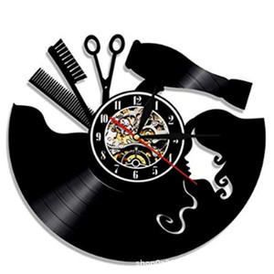 <span class=keywords><strong>Salon</strong></span> <span class=keywords><strong>de</strong></span> <span class=keywords><strong>coiffure</strong></span> horloge murale Design moderne <span class=keywords><strong>salon</strong></span> <span class=keywords><strong>de</strong></span> <span class=keywords><strong>coiffure</strong></span> <span class=keywords><strong>coiffure</strong></span> disque vinyle Reloj Pared horloges suspendues <span class=keywords><strong>Salon</strong></span> décor peigne ciseaux - Product Image 4