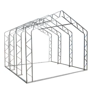 Um produto quente dupla camada de plástico do arco tubos greenhouse do túnel do greenhouse para a venda do filme pe da tampa