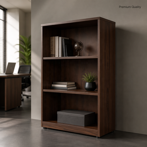Armadio per Ufficio a 3 Ripiani, Organizzatore Documenti in Legno a Vista per Spazi di Lavoro <span class=keywords><strong>SME</strong></span> - Product Image 1