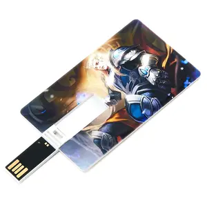 USB 2.0/3.0 क्रेडिट कार्ड मेमोरिया सीएलई कस्टम लोगो बिजनेस कार्ड फ्लैश ड्राइव 1GB से 128GB स्टोरेज विकल्पों के साथ