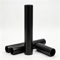 Direct van de fabriek: CNC-bewerkbare hexagonale 3K matte twill carbon fiber buis voor RC auto chassis & hobby speelgoed montage onderdelen