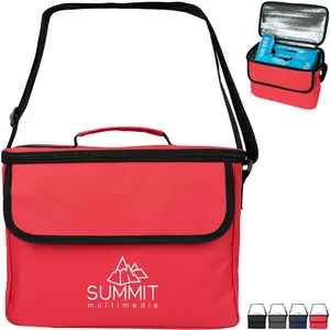 High Quality Chill Zone 12 Pack Polyester Cooler Bag Insulated Pinic Lunch Cooler Thermal Bag