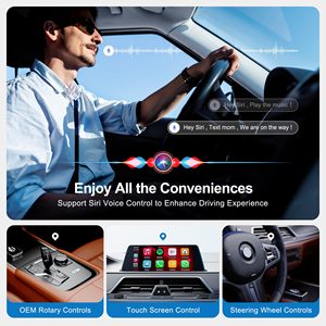 กล่อง CarPlay AI ระบบ <span class=keywords><strong>Android</strong></span> 13 รองรับ Wireless CarPlay และ <span class=keywords><strong>Android</strong></span> <span class=keywords><strong>Auto</strong></span> พร้อมช่องใส่ซิม 4G ชิปประมวลผล Qualcomm Octa Core รองรับ YouTube Netflix GPS และ WiFi 5GHz - Product Image 5