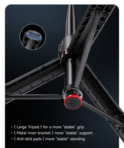 Nouveau trépied perche à <span class=keywords><strong>selfie</strong></span> ultra-longue en alliage d'aluminium TT01 1,77 m 2025 tout-en-un avec télécommande magnétique à déclenchement automatique - Product Image 6