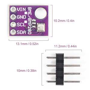 Hoge Precisie Bme280 3.3V Hoogtemeter Module Temperatuur En Vochtigheid Sensor Met Elektronische Componenten GY-BME280-<span class=keywords><strong>3.3</strong></span> - Product Image 4