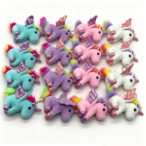 Llavero de Unicornio de Peluche Personalizado de 11CM-30CM, Juguete de Peluche Suave para Niños Mayores de 3 Años, Regalo de Cumpleaños Unisex - Product Image 1