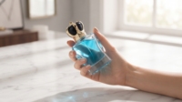 Botol Parfum Kaca Unik Berkualitas Tinggi 30ml 50ml 100ml Kosong, Bening, Alas Berat, Bentuk Tidak Beraturan Melengkung