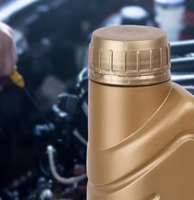 Vente en gros d'usine, bouchons de bouteille d'huile moteur en plastique, bouchons à vis, fermetures de bouteille d'huile moteur, couvercle en plastique pour emballage de bouteille d'huile moteur
