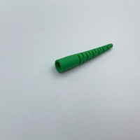 Manchon de protection SC 0,9 mm pour connecteur SC, manchon de protection pour fibre optique 34 mm en PVC, pièces de rechange vertes