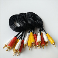 OEM 3 RCA Câble Audio Vidéo Composite Câble RCA 3-Mâle à 3-Mâle pour TV VCR DVD Satellite POUR Home Cinéma Récepteurs
