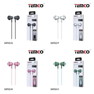Écouteurs filaires Temco avec connecteur Type C pour téléphones mobiles et tablettes - Product Image 2