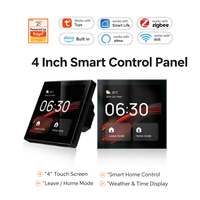 2026 Vente en gros Panneau de contrôle central tactile intelligent Tuya de 4 pouces avec carte mémoire, passerelle Zigbee, Alexa et Wi-Fi