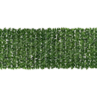 Vente directe usine : Panneau de clôture décoratif en feuilles artificielles, clôture végétale artificielle pour extérieur, jardin, aménagement paysager et intimité