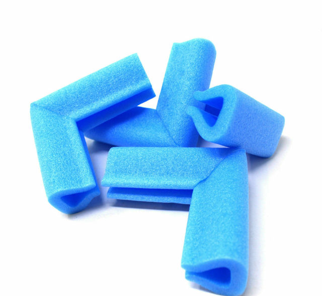 Customize Any Shape and Size of Polyethylene Foam Corner Edge EPE Foam Packaging Protector Foam Pearl Cotton Corner Protector