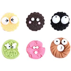 Accesorios para el Cabello de Plástico con Dijes de Galletas de Dibujos Animados para Niños, Hechos a Mano para Uso Diario - Product Image 5