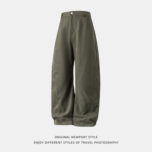 <span class=keywords><strong>Pantaloni</strong></span> Casual da Uomo <span class=keywords><strong>con</strong></span> Spacchetti Laterali, Stile Retrò, Pieghettati, <span class=keywords><strong>Lunghi</strong></span>, a Vita Media, <span class=keywords><strong>con</strong></span> Chiusura a Bottoni - Product Image 6