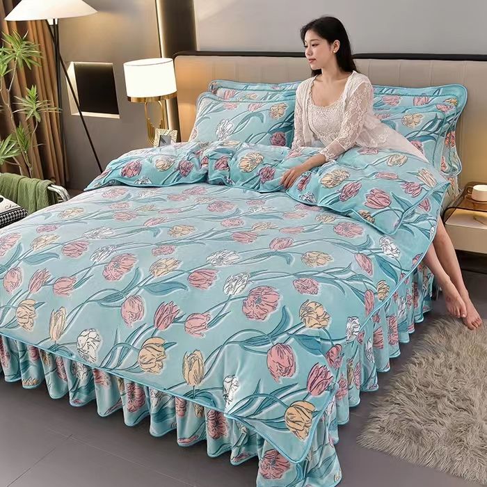 Cadar 6in1 Patchwork Beding 100% Cotton, All-Season