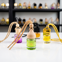 Bouteille diffuseur de parfum vide en verre dépoli transparent pour voiture, 10 ml, vente en gros