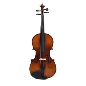 バイオリンケースとバイオリンボウ付き卸売スプルース無垢材バイオリンプロ楽器