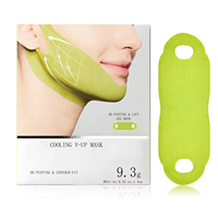 Masque raffermissant et hydratant pour le visage en V à base de cactus et de collagène, pour tous types de peaux
