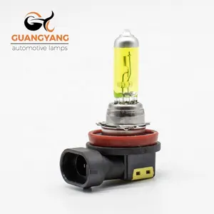 Factory H8 12v 35w Fog Lamp Quartz Glass Car Headlight Yellow Bulb Halogen Lighting