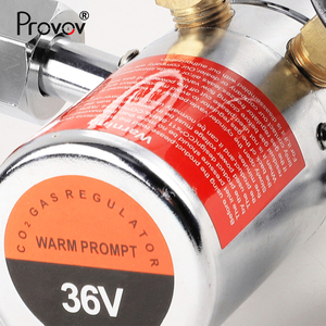 Máquina de soldadura 250W Dual-<span class=keywords><strong>heated</strong></span> 36V 110V 220V Regulador de presión de dióxido de carbono de <span class=keywords><strong>CO2</strong></span> calentado eléctrico para MAG - Product Image 3