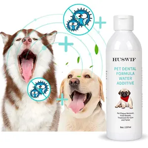 Pet Dental Care Solution Pet Water Additive: Best Way to Eliminate Bad Dog Breath and Cat Bad Breath - Fights Tartar & Plaque