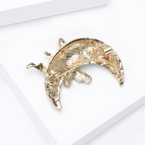 Broches de Luna en Aleación Chapados en Oro, Diseño Personalizado, Broche para Boda y Compromiso, para Ropa de Mujer y Corsage - Product Image 2
