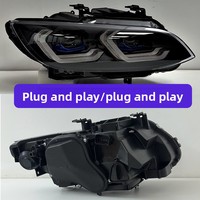 Conjunto de Faros LED de 12V Modificados para BMW Serie 3 E92 E93 M3 2007-2010, Versión de Dos Colores