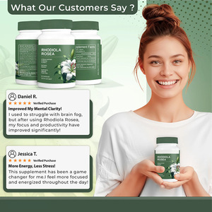 Wholeselll <span class=keywords><strong>Rhodiola</strong></span>-Thực vật bổ sung cho căng thẳng cứu trợ-Tăng cường giấc ngủ, và tinh thần với Hoang Dã & <span class=keywords><strong>Rhodiola</strong></span> chiết xuất từ rễ - Product Image 5