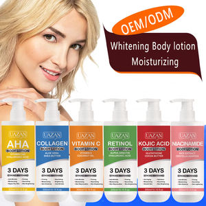 AHA Vitamina C Ácido Hialurónico Retinol Alfa Arbutin Ácido Kójico Niacinamida Arroz Extracto Centella Asiatica Loção Corporal - Product Image 1