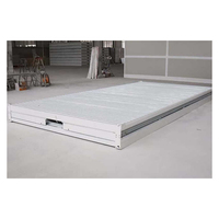 Maison de conteneur modulaire préfabriquée portable détachable en acier et panneau sandwich pour bureau mobile ou unité de stockage