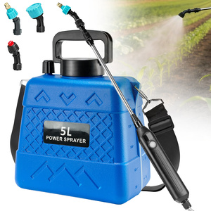 Battery <b>Powered</b> Garden <b>Sprayer</b> 5L Metal Backpack With Extendable Wand Nozzles Rechargeable for Yard Lawn 5L Capacity for T - Product Image 1