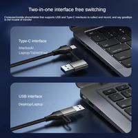   Carte de capture vidéo USB3.0 Type-C, enregistrement vidéo 4K avec microphone pour casque, pour ordinateur portable, tablette, PC, commutateur de caméra