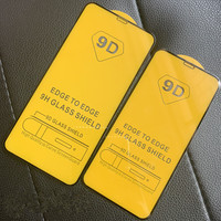 Pasokan Pabrik Pelindung Layar Kaca Tempered Asli 21D 6D 9D 111D untuk iPhone 18 17 16 15 14 13 12 11 Pro Max Xs