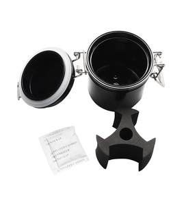 Pot de colle à cils, support d'adhésif pour cils | Conteneur de stockage hermétique pour extensions - Product Image 5