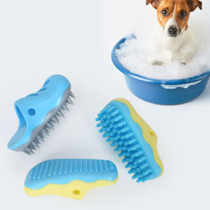 فرشاة استحمام للكلاب بتصميم جديد من المطاط مع شامبو وتدليك للحيوانات الأليفة - Product Image 1