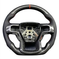 Volant sport en fibre de carbone personnalisé avec LED pour For/d F-150 Raptor 2015 2016 2017 2018 2019 2020 Remplacement OEM