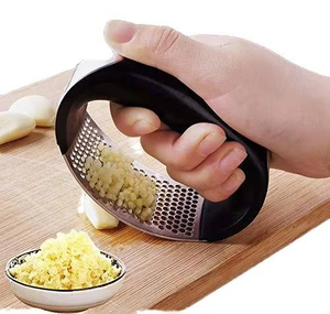 Ensemble d'outils à l'<span class=keywords><strong>ail</strong></span> 4 pièces : éplucheur en silicone + presse + grattoir + brosse de nettoyage, préparation facile, gadgets de cuisine compatibles lave-vaisselle - Product Image 3