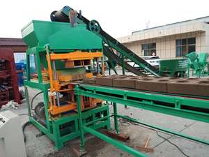 Lồng Vào Nhau Đất Sét Logo Màu Đỏ Làm Gạch Đất Máy Tự Động Lồng Vào Nhau Đất Sét Làm Gạch Máy - Product Image 4