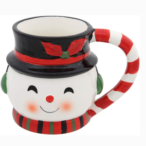 Taza de Cerámica con Control de Temperatura para el Día de la Madre, Personalizada con Diseño de Donut, Calentador de <span class=keywords><strong>Tazas</strong></span> <span class=keywords><strong>Kawaii</strong></span> con Cambio de Árboles, Logotipos, Taza de Navidad - Product Image 1