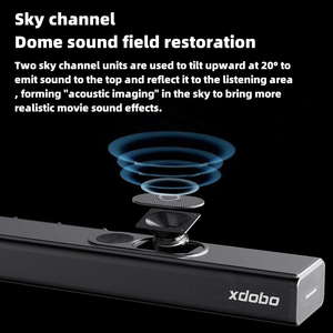 XDOBO 7.1 Home cinéma haut-parleur système Surround barre de son <span class=keywords><strong>sans</strong></span> <span class=keywords><strong>fil</strong></span> <span class=keywords><strong>Dolby</strong></span>-<span class=keywords><strong>Atmos</strong></span> pour Smart Tv barre de son Blue Tooth avec caisson de basses - Product Image 5