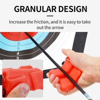 STARCN Archery Extracteur d'arrows carré en silicone avec poignée antidérapante, compatible avec toutes les tailles d'arrows pour tir à l'arc composé, arc classique et entraînement au tir sur cible