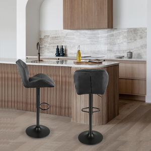 Colores personalizados, gran oferta, silla de <span class=keywords><strong>Bar</strong></span> de taburete alto ajustable en altura impermeable ecológica con barras de reposapiés, silla de herramientas - Product Image 6