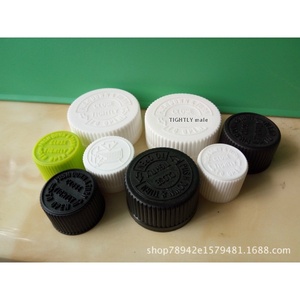 Tapa de botella de plástico de doble capa con 30 32 38 dientes Características de seguridad para niños Tapón de rosca medio de metal de hierro para salud y cosméticos - Product Image 2