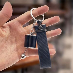 Custom LOGO Metal Can Be Pushed Car Shifter Gear Gearbox Keychain for Creative Fidget Toy Decorative Accessory Pendant Gift - Product Image 5