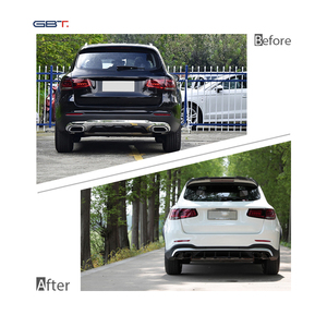 Accessoires de pare-chocs avant et arrière GBT Brand Mercedes <span class=keywords><strong>GLC</strong></span> 63, modèle ancien et <span class=keywords><strong>nouveau</strong></span>, compatibles avec Mercedes Benz <span class=keywords><strong>GLC</strong></span> Coupé W253 2020 et plus, kit carrosserie - Product Image 4